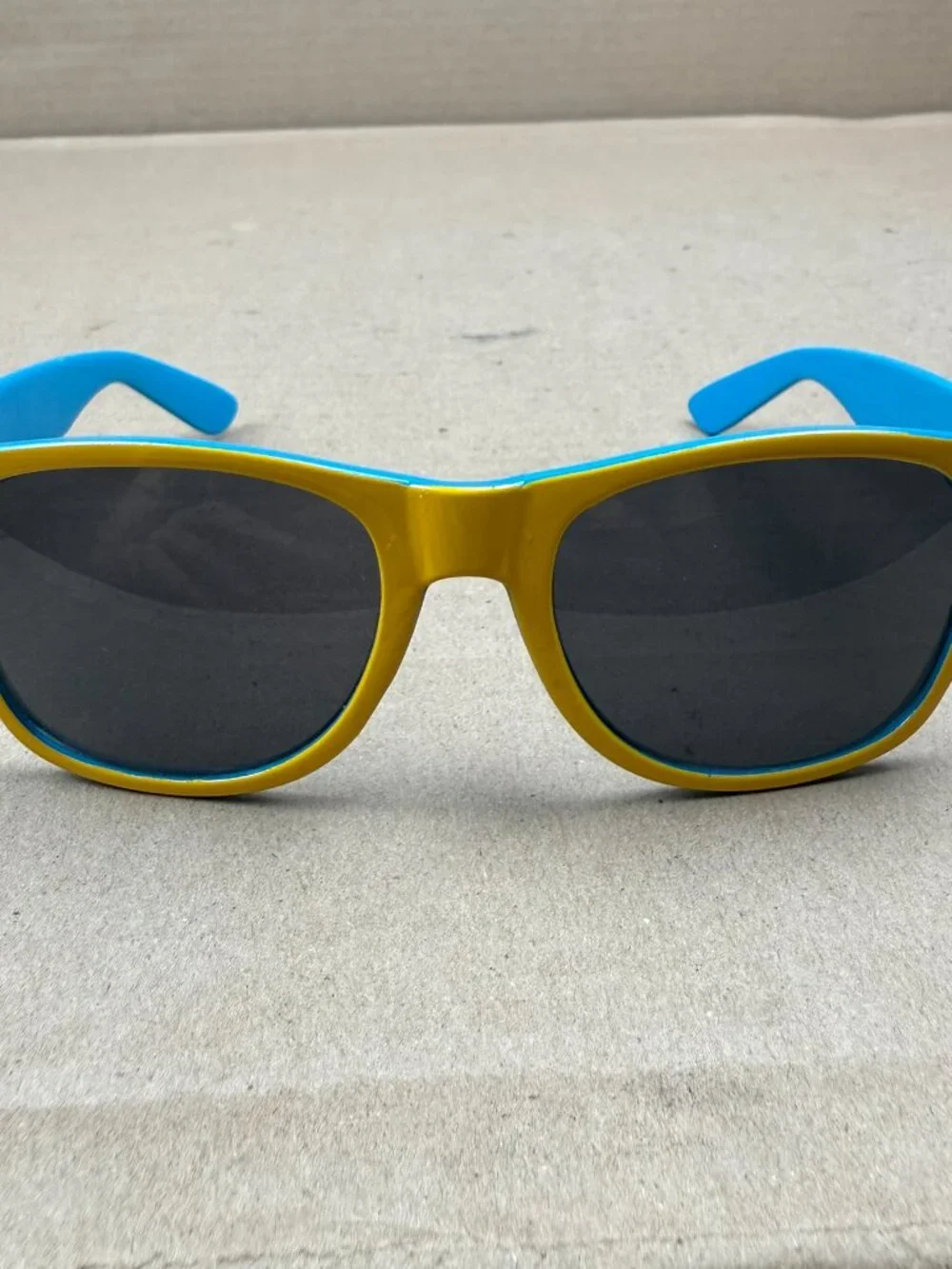 Pacifico Cerveza Branded Sunglasses - Blue and Yellow - Minor Scratches